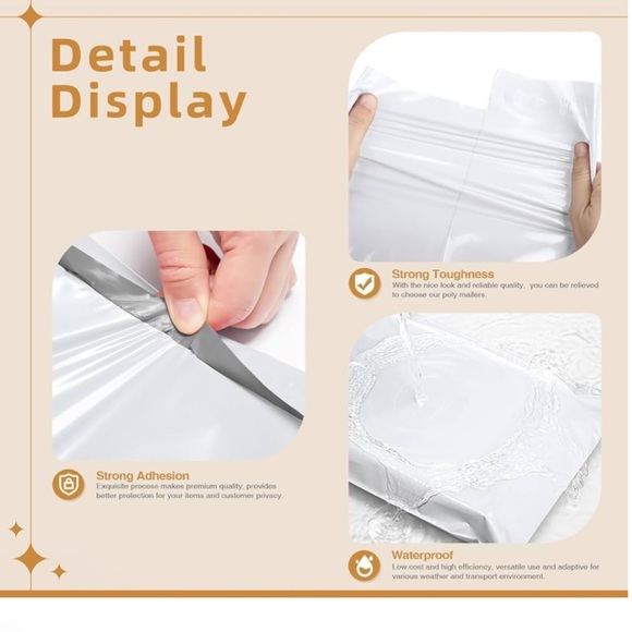 5 Extra Large polly mailer bags - Picture 4 of 5